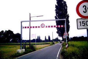 Mobile Durchfahrtshöhenbegrenzung