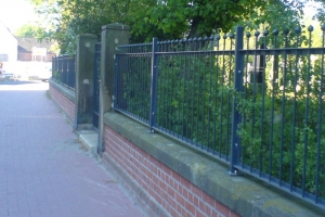 Zaunanlage Friedhof Verden