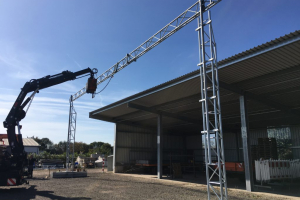 Kabelbrücke mobil 16m Stahl feuerverzinkt