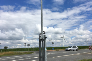 Kippmast klappbar Umfelddatenerfassung